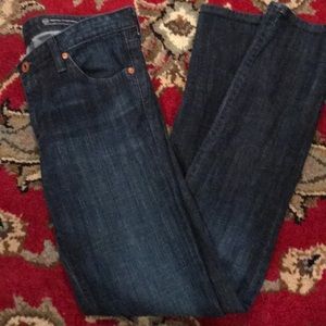 Adriano Goldschmied “Stilt” cigarette leg jean.